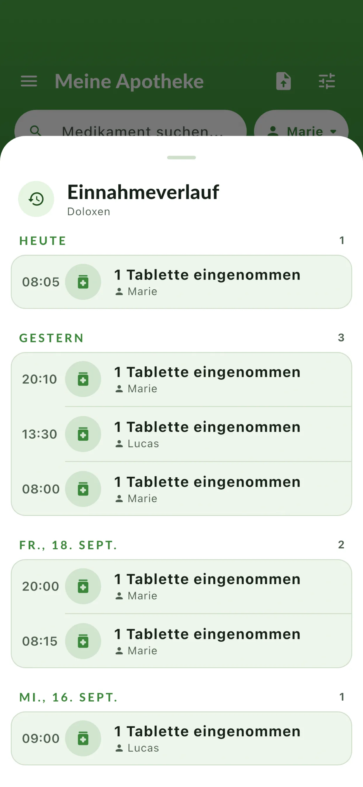 Nutzungstagebuch