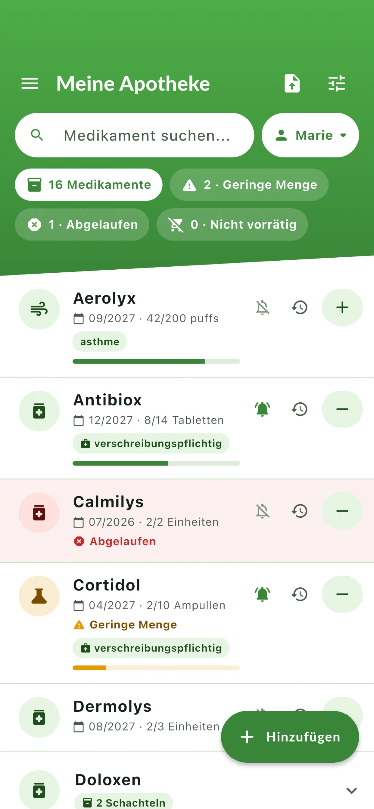 Pharma Stock App Screenshot