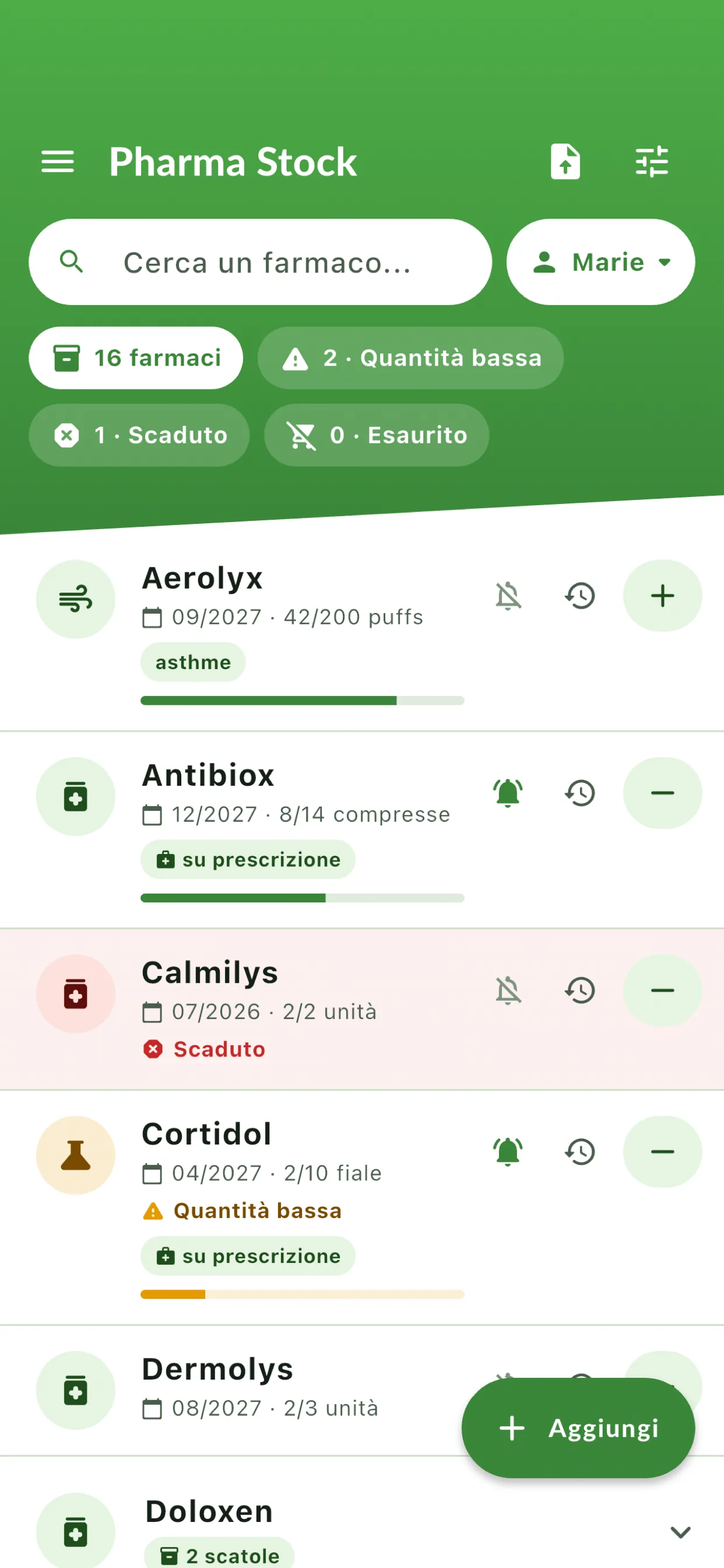 Pharma Stock App Screenshot