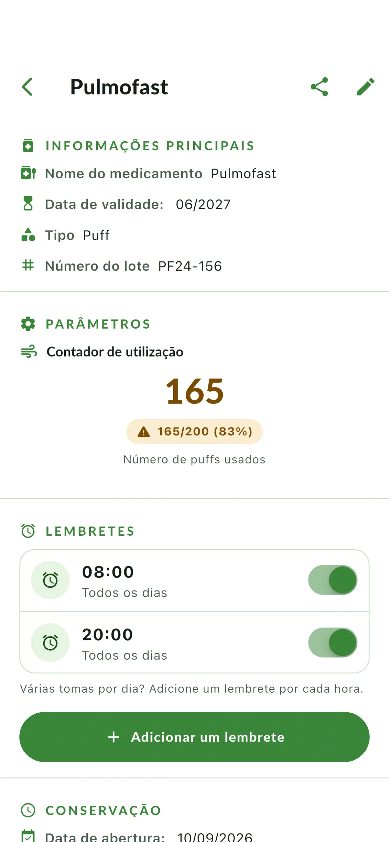 Gestão de quantidades